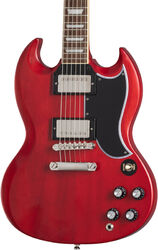 Guitarra eléctrica de doble corte Epiphone 1961 Les Paul SG Standard - Aged sixties cherry