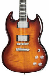 Guitarra eléctrica de doble corte Epiphone Inspired By Gibson SG Modern Figured - Mojave burst