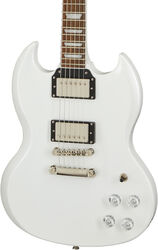 Guitarra electrica retro rock Epiphone SG Muse Modern - Pearl white metallic 