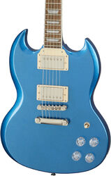 Guitarra electrica retro rock Epiphone SG Muse Modern - Radio blue metallic