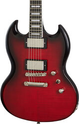 Guitarra eléctrica de doble corte Epiphone Modern Prophecy SG - Red tiger aged 