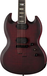 Guitarra eléctrica de doble corte Epiphone Modern SG Prophecy - Crimson Fog Satin