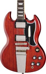 Guitarra eléctrica de doble corte Epiphone 1964 SG Standard With Maestro Vibrola Reissue - Cherry red