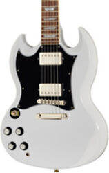 Guitarra electrica para zurdos Epiphone SG Standard Zurdo - Alpine white