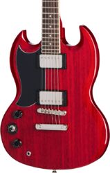 Guitarra eléctrica de doble corte Epiphone Inspired By Gibson Modern Tribute SG LH - Cherry