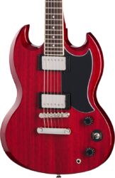 Guitarra eléctrica de doble corte Epiphone Inspired By Gibson Modern Tribute SG - Cherry