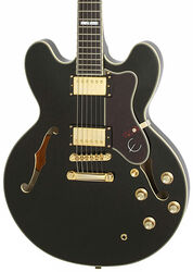 Guitarra eléctrica semi caja Epiphone Sheraton-II PRO - Ebony