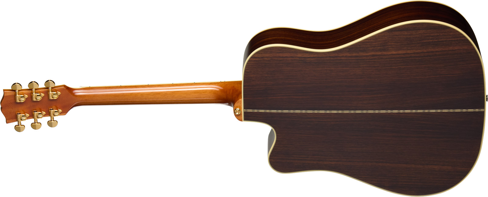 Epiphone Hummingbird Deluxe Ec Inspired By Gibson Dreadnought Cw Epicea Palissandre Eb - Natural - Guitarra folk - Variation 1