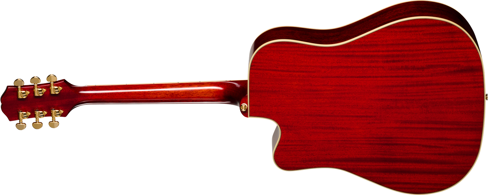 Epiphone Hummingbird Standard Ec Ibg Dreadnought Cw Epicea Acajou Rw - Cherry Sunburst - Guitarra folk - Variation 1