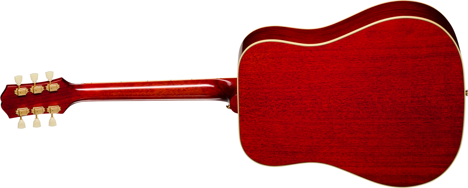 Epiphone Hummingbird Standard Ibg Dreadnought Epicea Acajou Rw - Cherry Sunburst - Guitarra folk - Variation 1