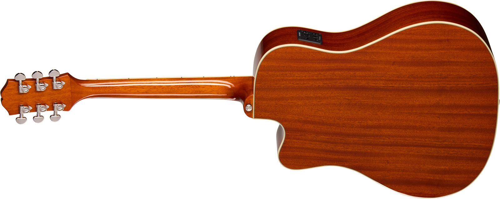 Epiphone Hummingbird Studio Ec Lh Gaucher Ibg Dreadnought Cw Epicea Acajou Rw - Heritage Cherry Sunburst - Guitarra folk - Variation 1