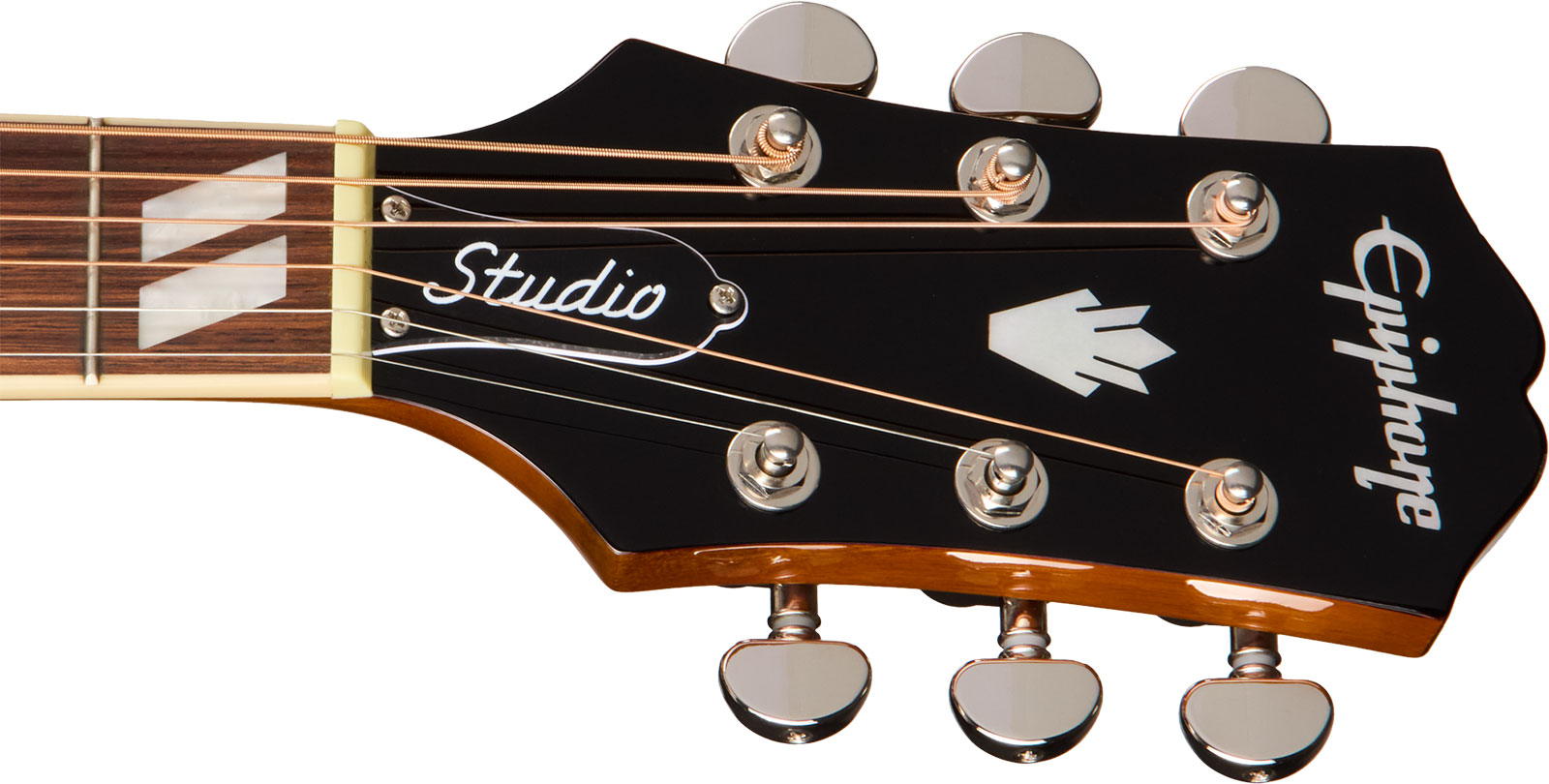 Epiphone Hummingbird Studio Ibg Dreadnought Epicea Acajou Rw - Natural - Guitarra folk - Variation 4