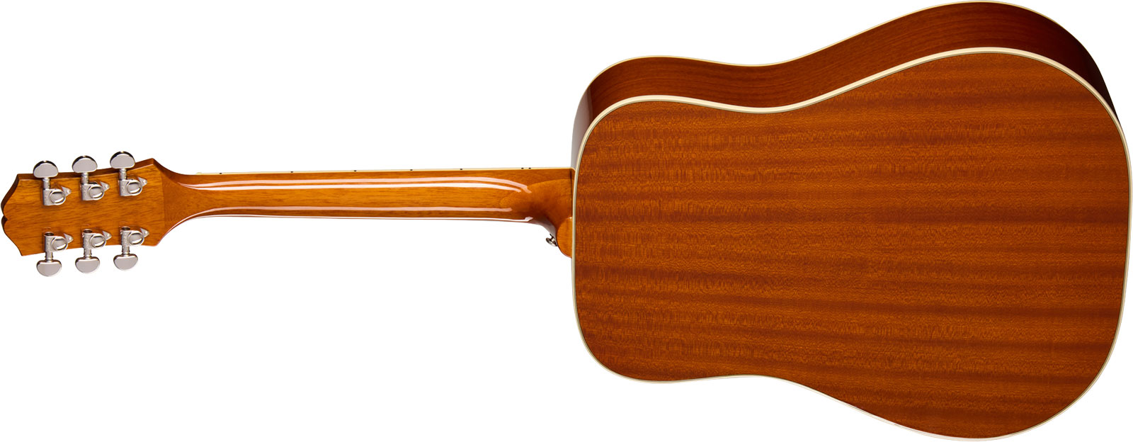 Epiphone Hummingbird Studio Lh Gaucher Ibg Dreadnought Epicea Acajou Rw - Natural - Guitarra folk - Variation 1