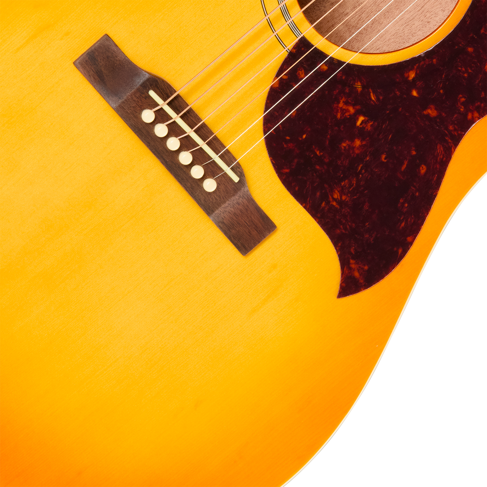 Epiphone Hummingbird Tribute Dreadnought Shsc Epicea Acajou Lau - Heritage Sunburst - Guitarra folk - Variation 3