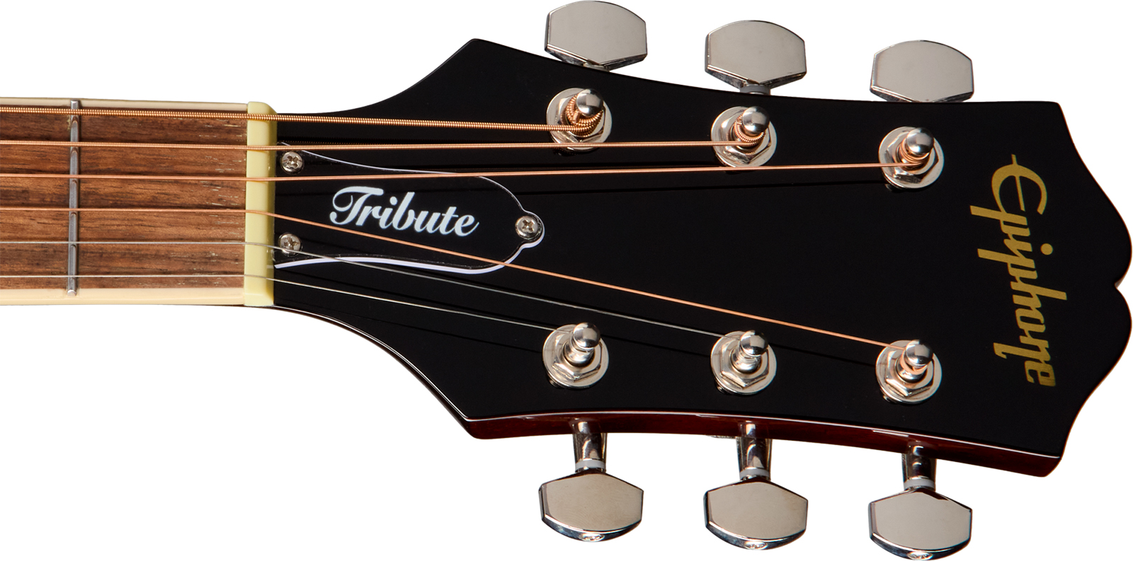 Epiphone Hummingbird Tribute Dreadnought Shsc Epicea Acajou Lau - Antique Natural - Guitarra folk - Variation 4