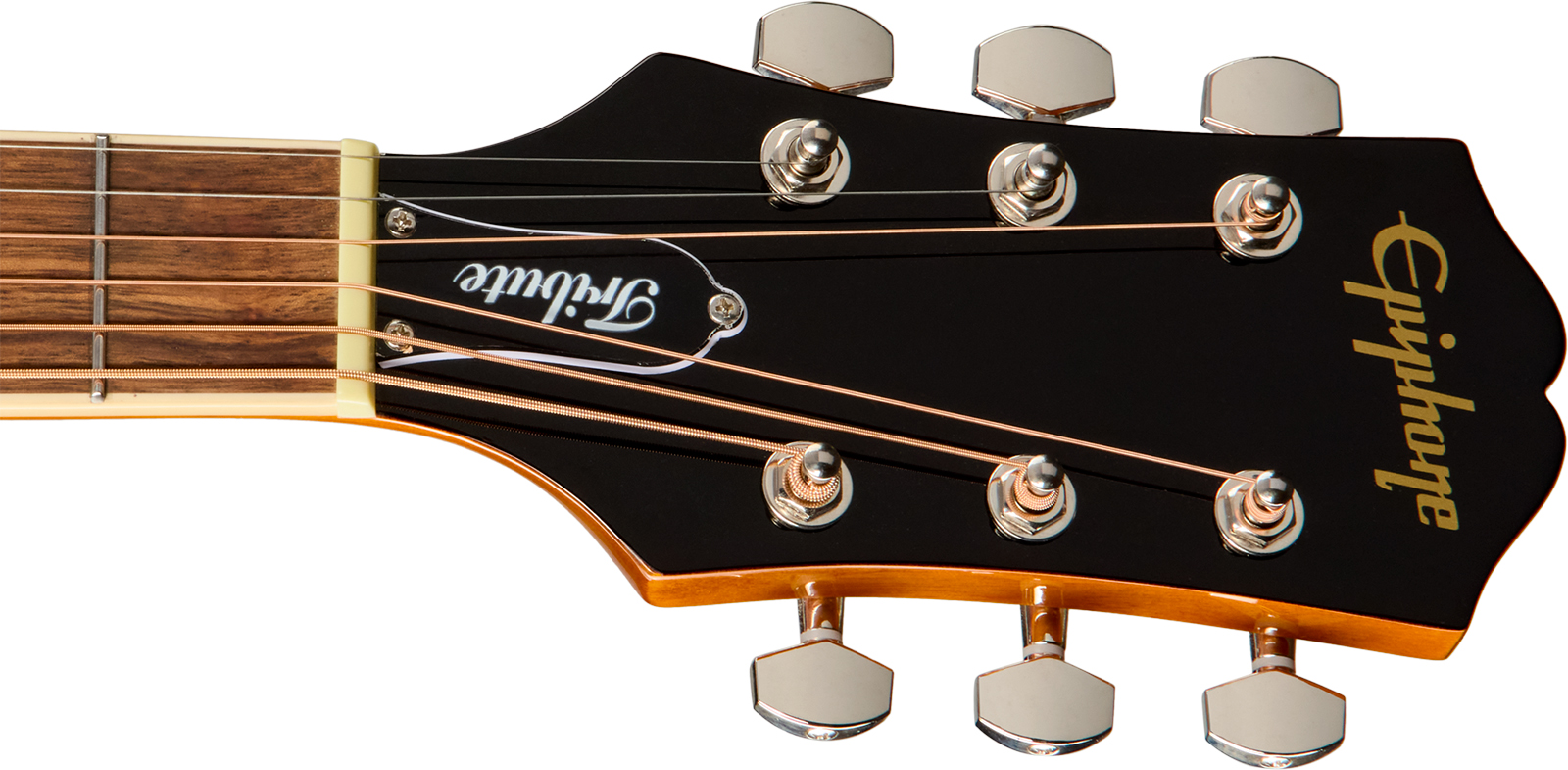 Epiphone Hummingbird Tribute Dreadnought Shsc Epicea Acajou Lau - Heritage Sunburst - Guitarra folk - Variation 4
