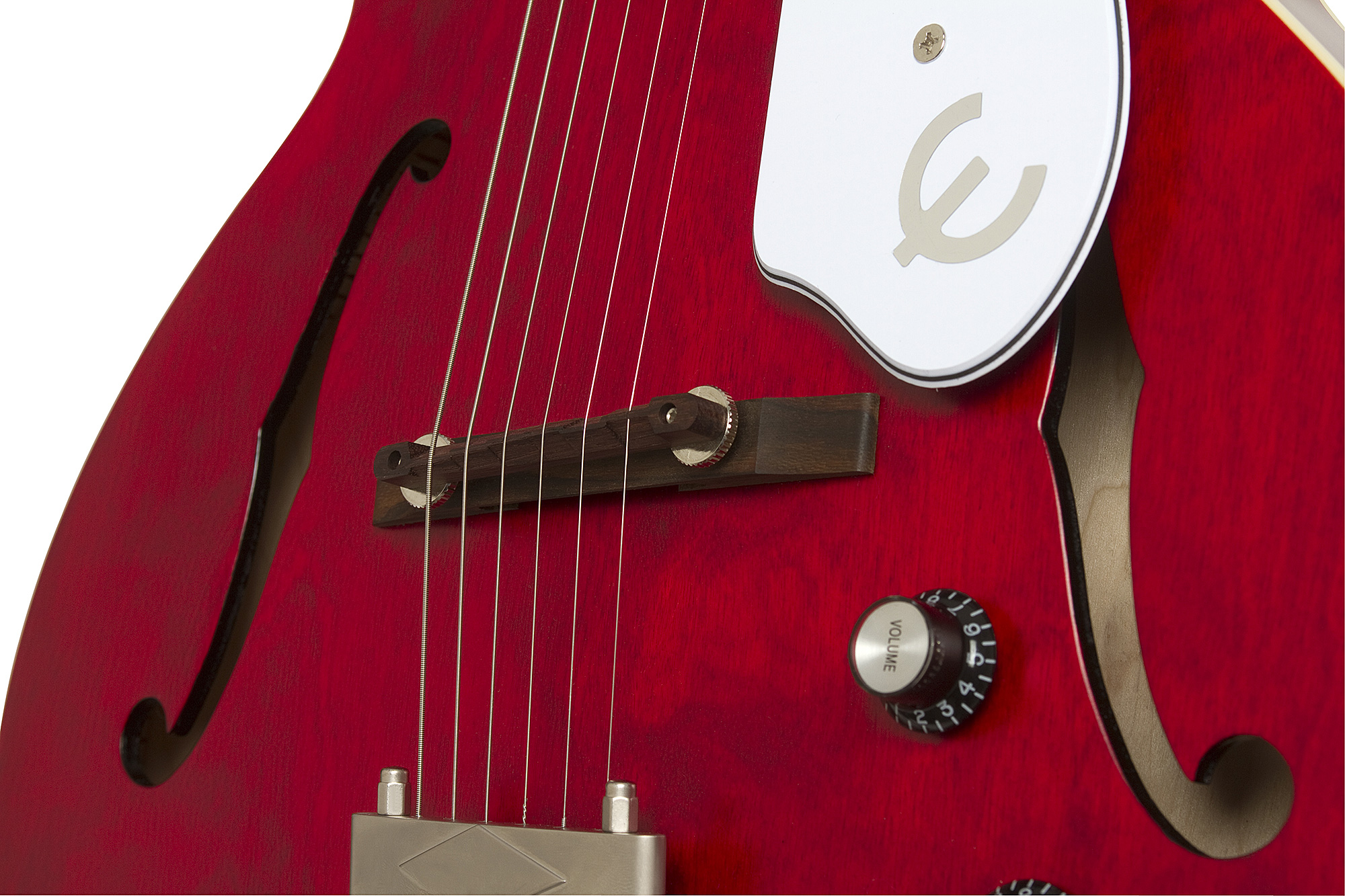 Epiphone Inspired By 1966 Century 2016 - Aged Gloss Cherry - Guitarra eléctrica semi caja - Variation 3