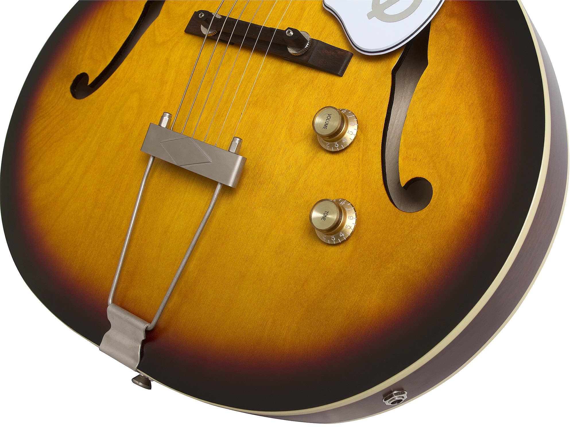 Epiphone Inspired By 1966 Century 2016 - Aged Gloss Vintage Sunburst - Guitarra eléctrica semi caja - Variation 3