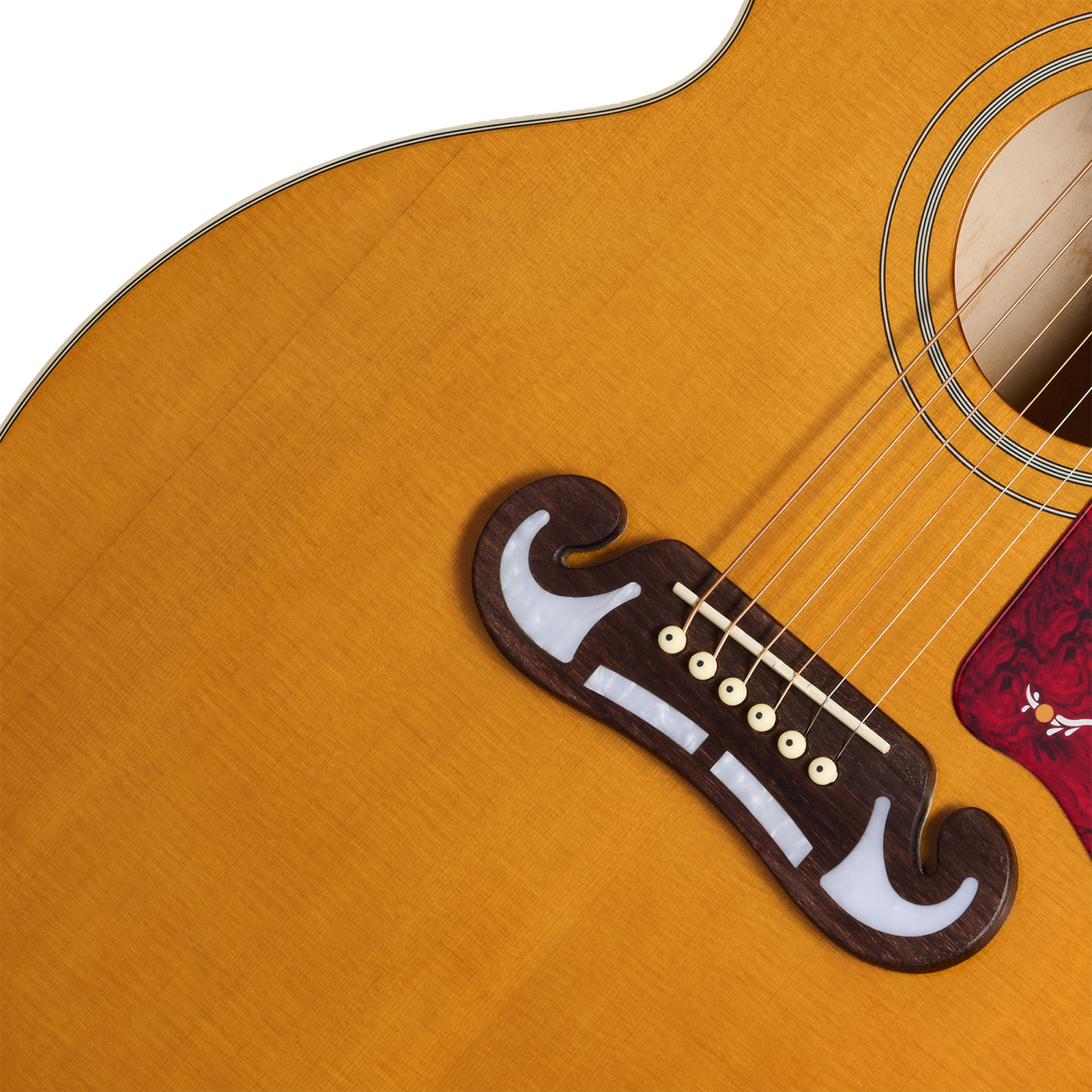 Epiphone J200 Studio Ec Lh Gaucher Ibg Jumbo Cw Epicea Acajou Rw - Natural - Guitarra folk - Variation 3