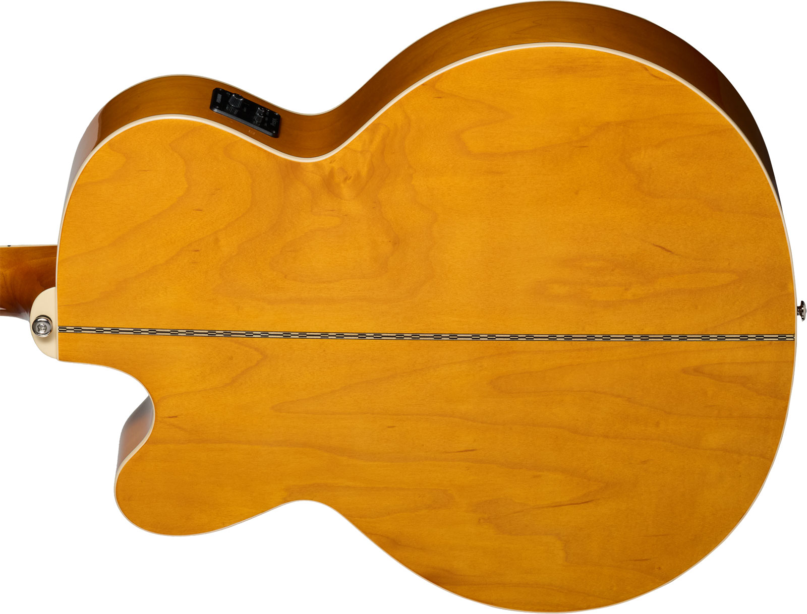 Epiphone J200 Studio Ec Lh Gaucher Ibg Jumbo Cw Epicea Acajou Rw - Natural - Guitarra folk - Variation 4