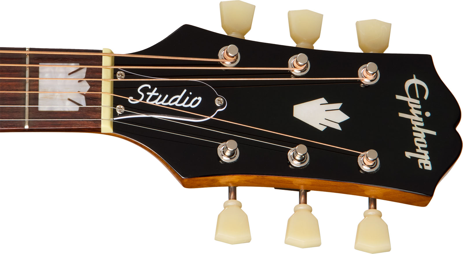 Epiphone J200 Studio Ibg Jumbo Epicea Acajou Rw - Natural - Guitarra folk - Variation 4