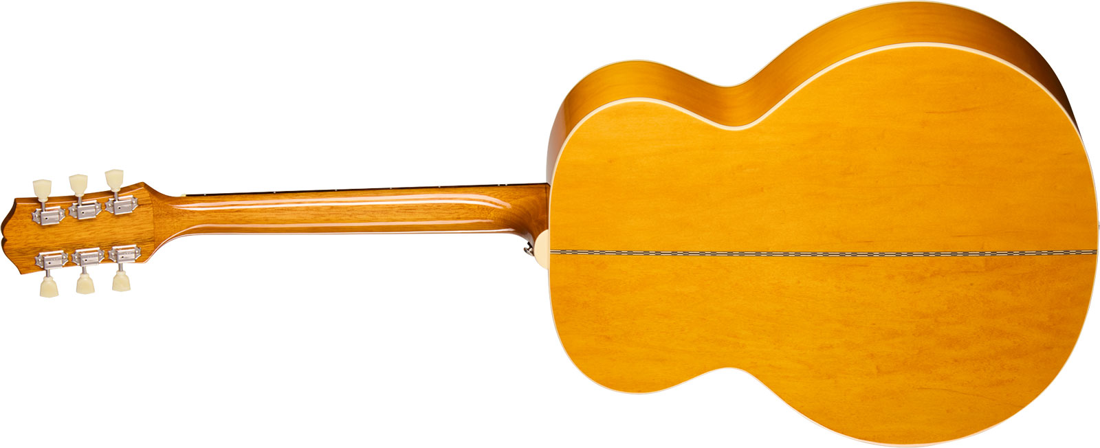 Epiphone J200 Studio Lh Gaucher Ibg Jumbo Epicea Acajou Rw - Natural - Guitarra folk - Variation 1