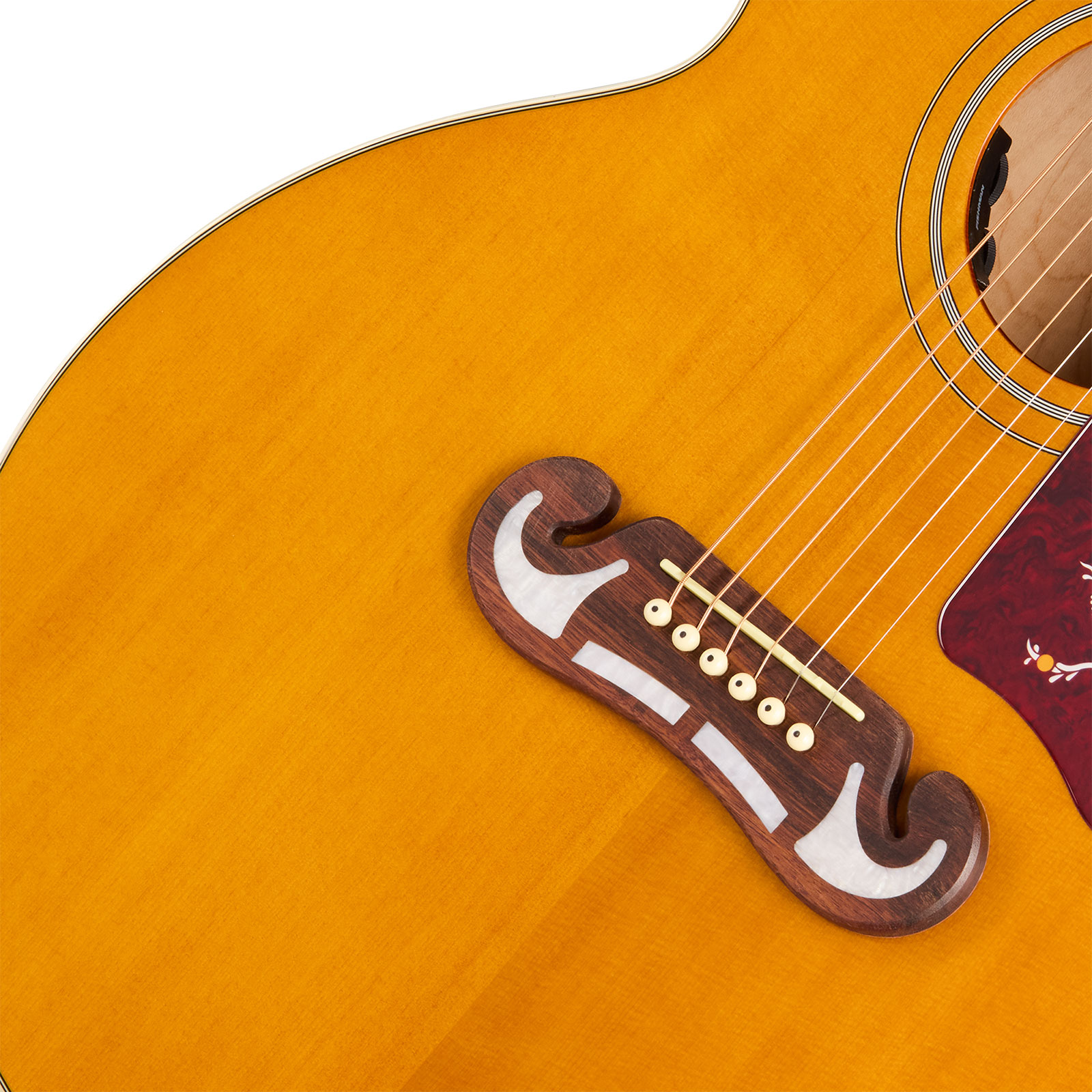 Epiphone J200 Studio Lh Gaucher Ibg Jumbo Epicea Acajou Rw - Natural - Guitarra folk - Variation 3