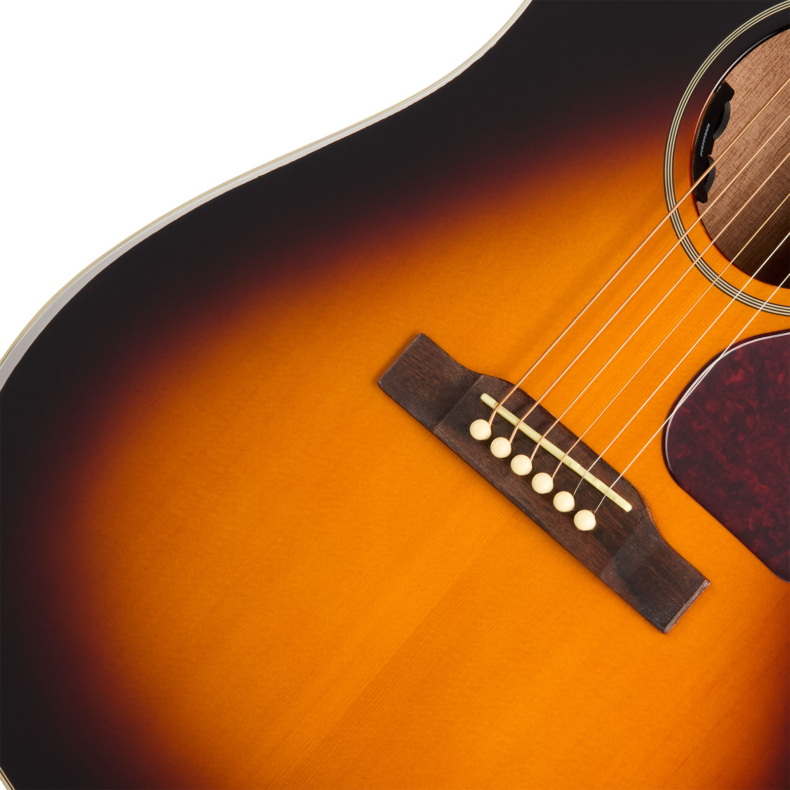 Epiphone J45 Studio Lh Gaucher Ibg Dreadnought Epicea Acajou Rw - Vintage Sunburst - Guitarra folk - Variation 3