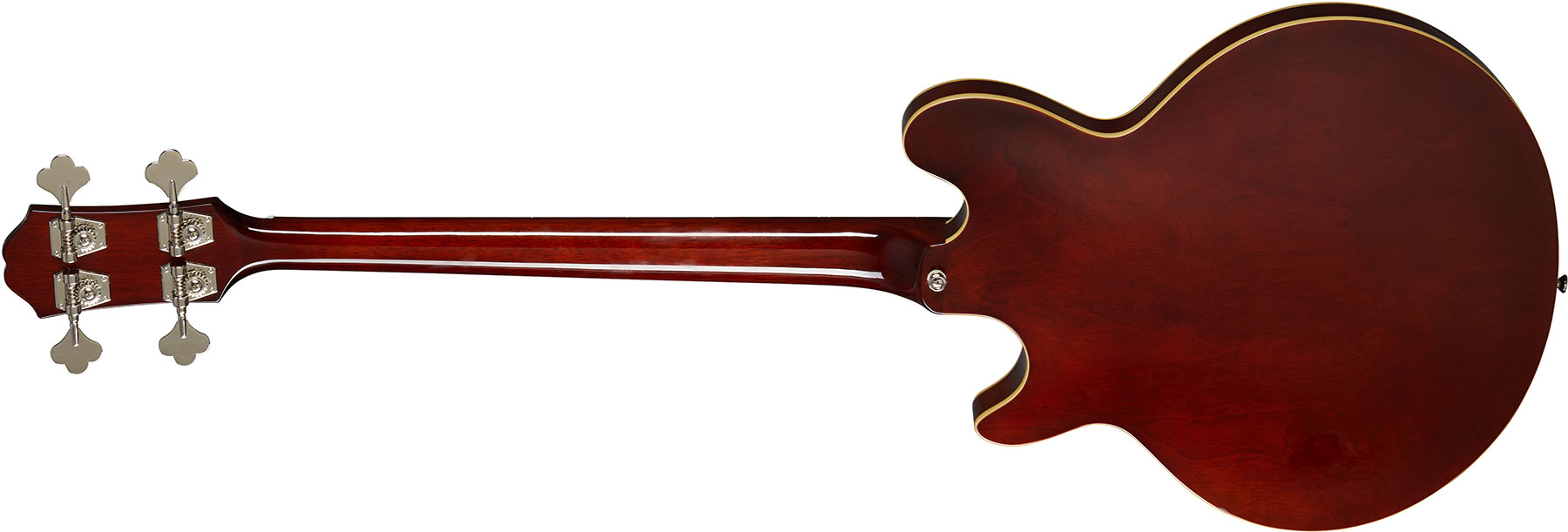 Epiphone Jack Casady Bass Signature Lau - Sparkling Burgundy - Bajo eléctrico semi caja - Variation 1