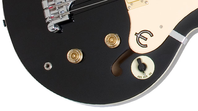 Epiphone Jack Casady Signature Bass Ch - Ebony - Bajo eléctrico semi caja - Variation 3