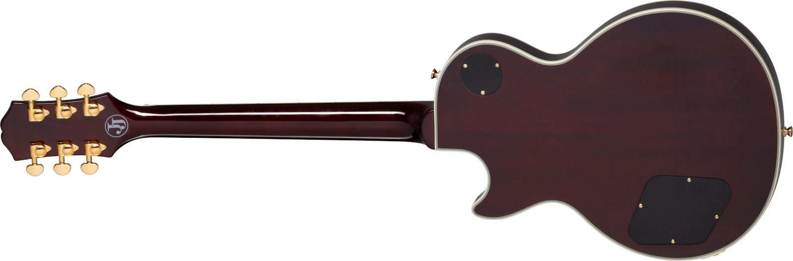 Epiphone Jerry Cantrell Les Paul Custom Wino Signature 2h Ht Eb - Wine Red - Guitarra eléctrica de corte único. - Variation 1
