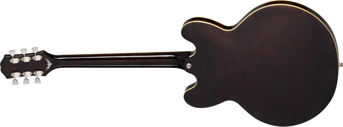 Epiphone Jim James Es-335 2h Ht Lau - Seventies Walnut - Guitarra eléctrica de autor - Variation 1