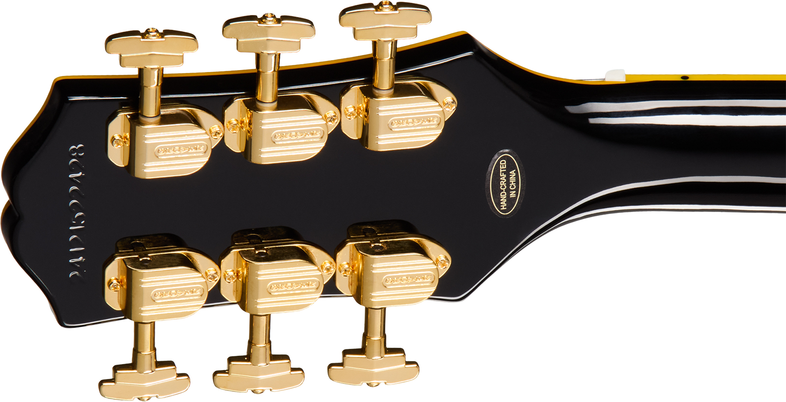 Epiphone Joe Bonamassa Les Paul Custom 1959 Bigsby Ltd Signature 2h Trem Ebo - Antique Ebony - Guitarra eléctrica de corte único. - Variation 4