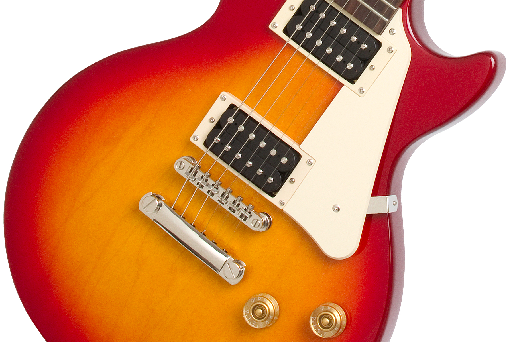 Epiphone Les Paul 100 Ch - Heritage Cherry Sunburst - Guitarra eléctrica de corte único. - Variation 3