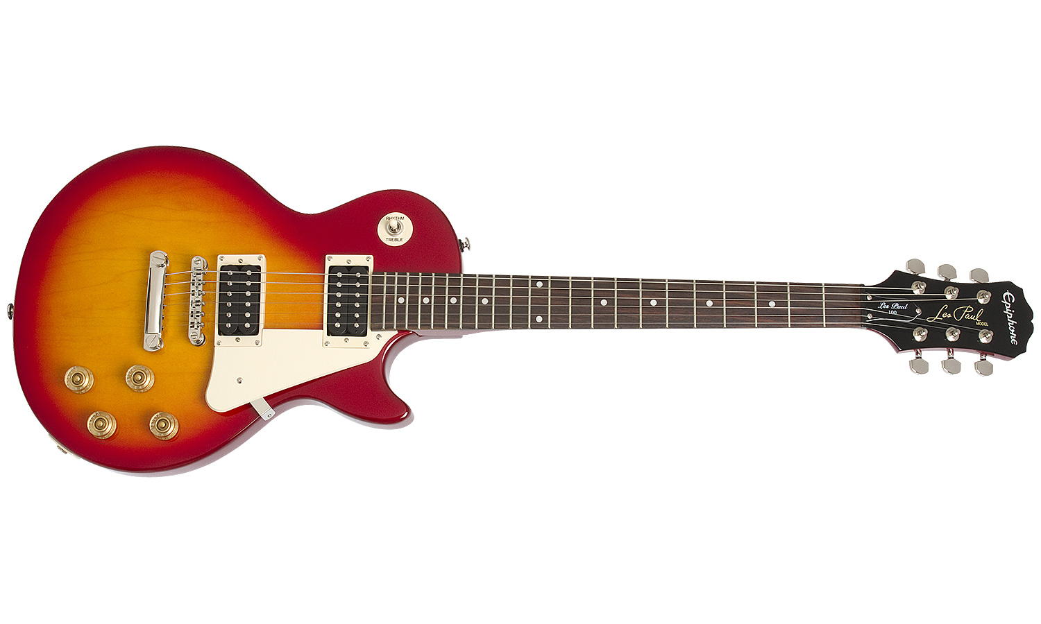 Epiphone Les Paul 100 Ch - Heritage Cherry Sunburst - Guitarra eléctrica de corte único. - Variation 1