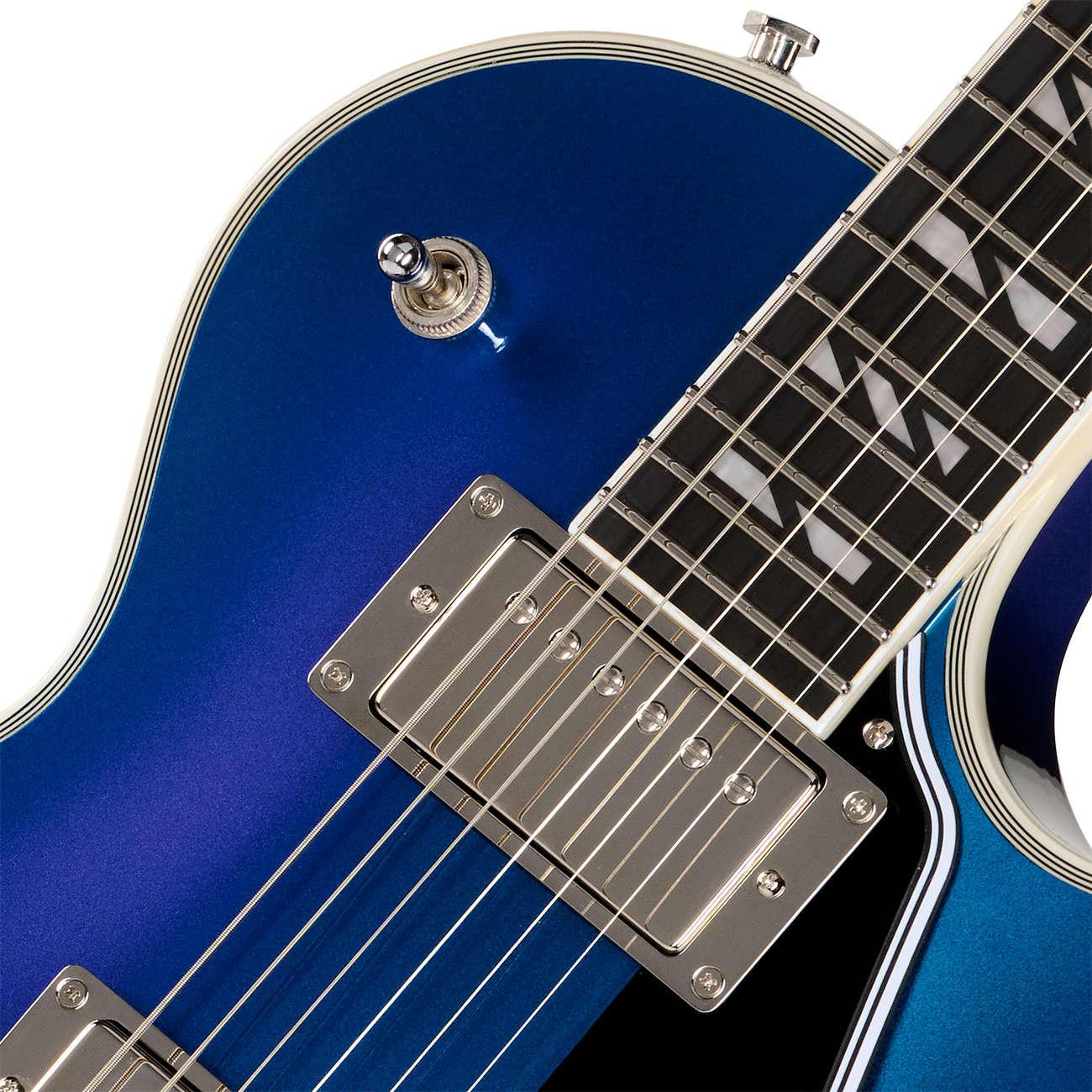 Epiphone Les Paul Custom Futura Ibg 2h Ht Eb - Twilight Shift - Guitarra eléctrica de corte único. - Variation 3