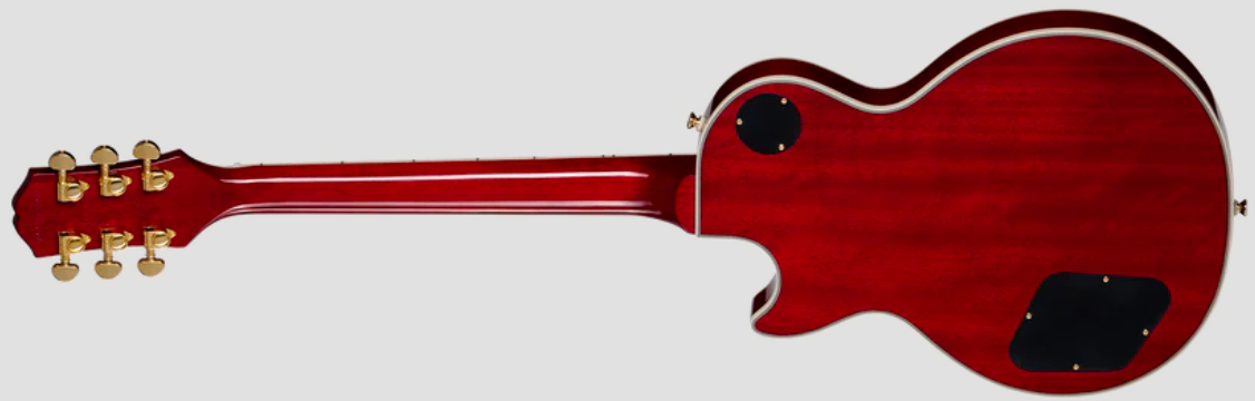 Epiphone Les Paul Custom Ibg Ltd 2h Ht Eb - Heritage Cherry Sunburst - Guitarra eléctrica de corte único. - Variation 1