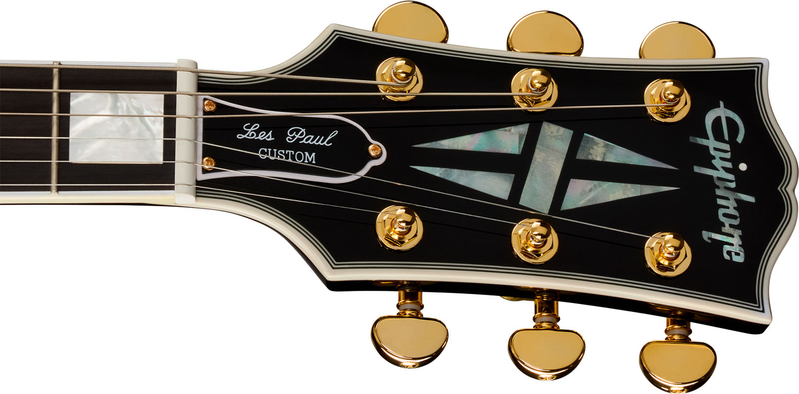 Epiphone Les Paul Custom Igc 2h Gibson Ht Eb - Sedona Burst - Guitarra eléctrica de corte único. - Variation 4
