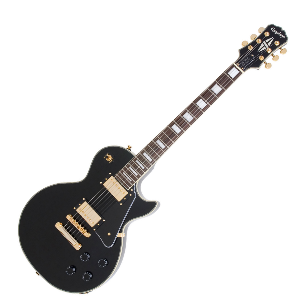 Epiphone Les Paul Custom Pro Gh - Ebony - Guitarra eléctrica de corte único. - Variation 5