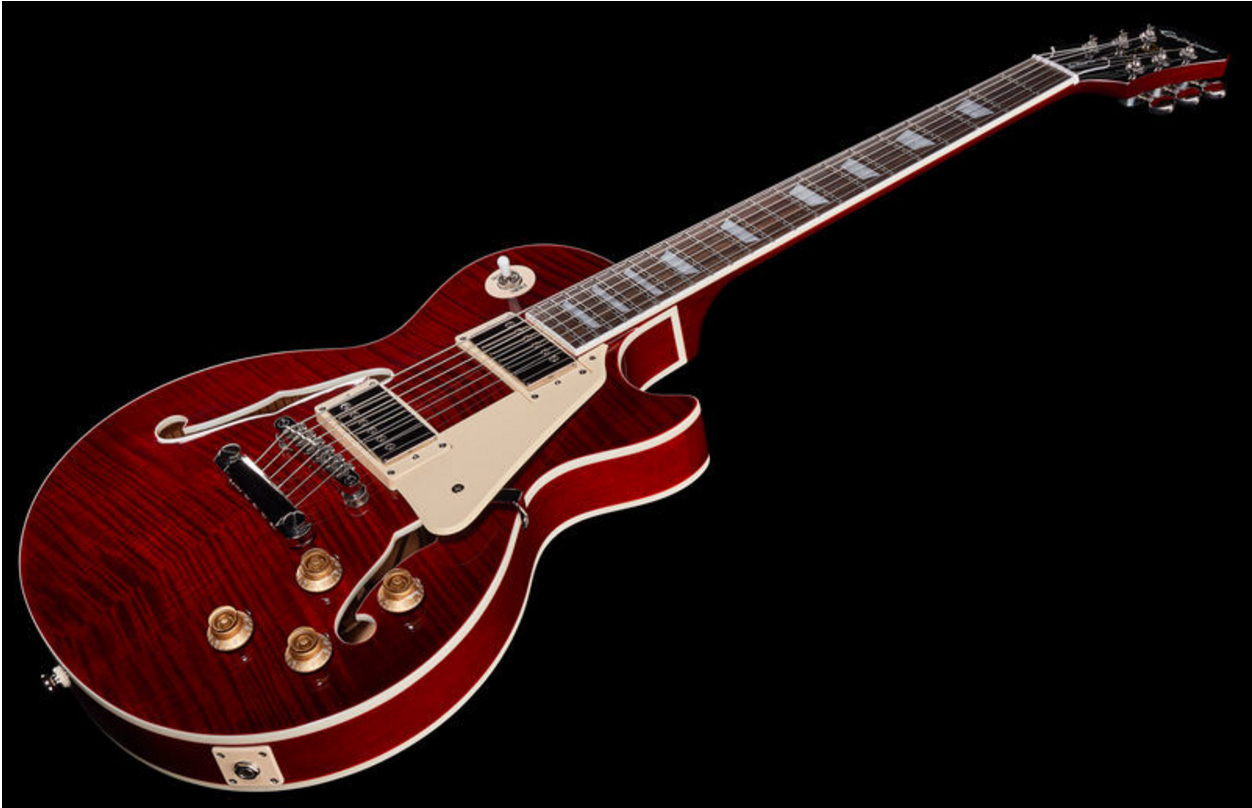 Epiphone Les Paul Es Pro 2016 - Wine Red - Guitarra eléctrica semi caja - Variation 2
