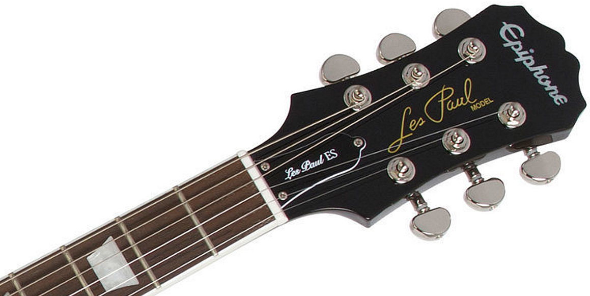 Epiphone Les Paul Es Pro 2016 - Trans Black - Guitarra eléctrica semi caja - Variation 4