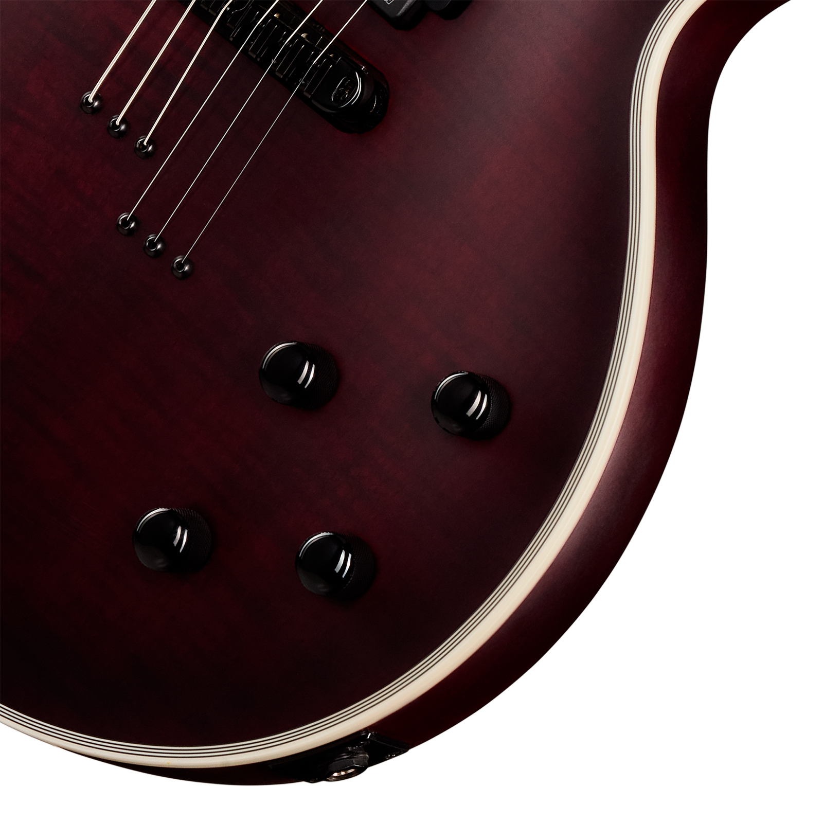 Epiphone Les Paul Prophecy Modern 2h Fishman Fluence Ht Eb - Crimson Fog Satin - Guitarra eléctrica de corte único. - Variation 3
