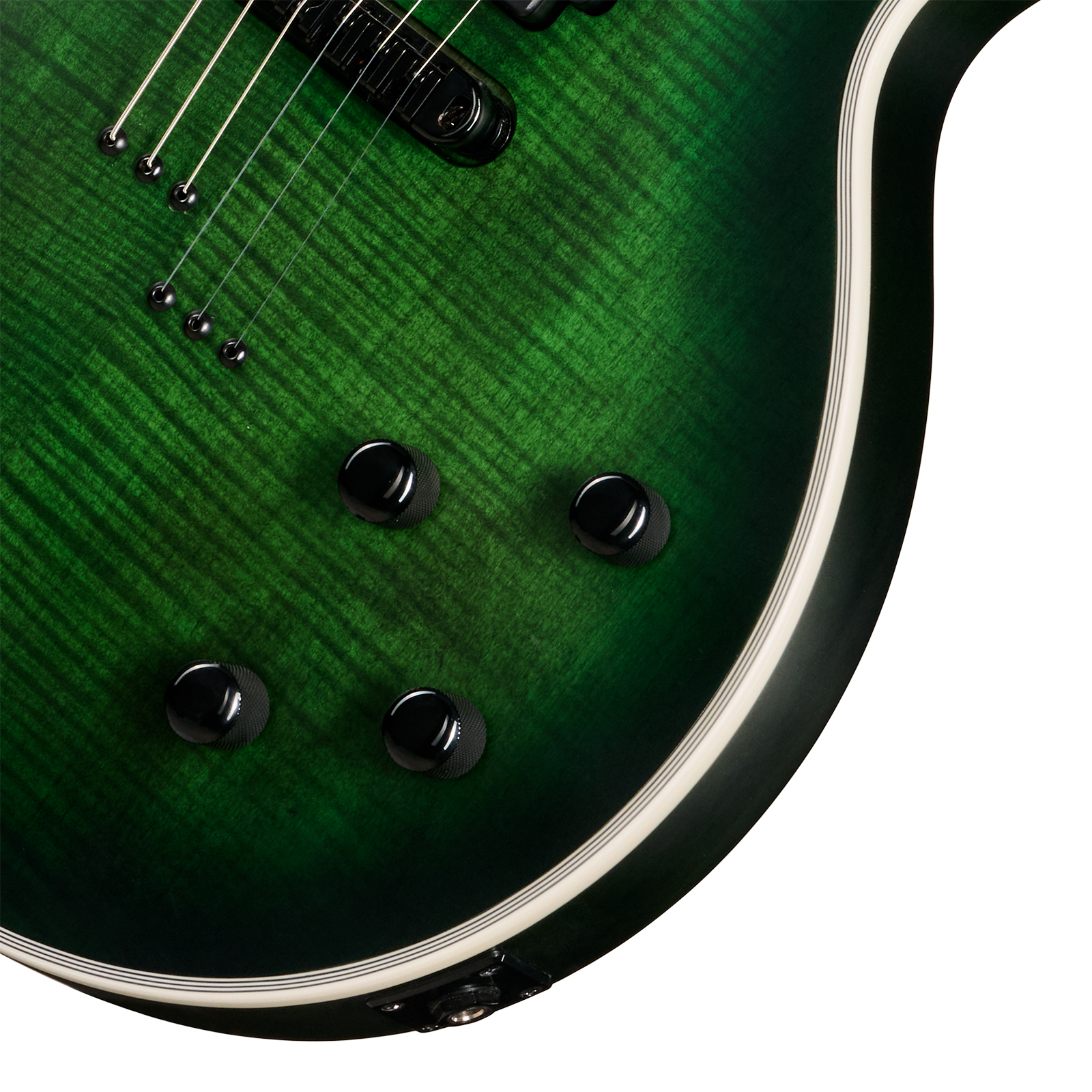 Epiphone Les Paul Prophecy Modern 2h Fishman Fluence Ht Eb - Forest Phantom Satin - Guitarra eléctrica de corte único. - Variation 3