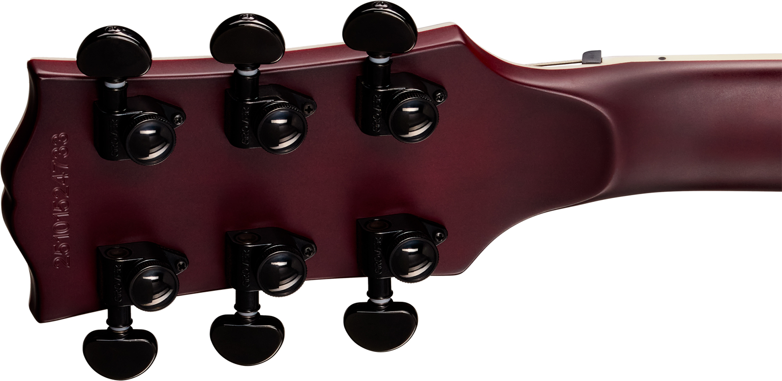 Epiphone Les Paul Prophecy Modern 2h Fishman Fluence Ht Eb - Crimson Fog Satin - Guitarra eléctrica de corte único. - Variation 6
