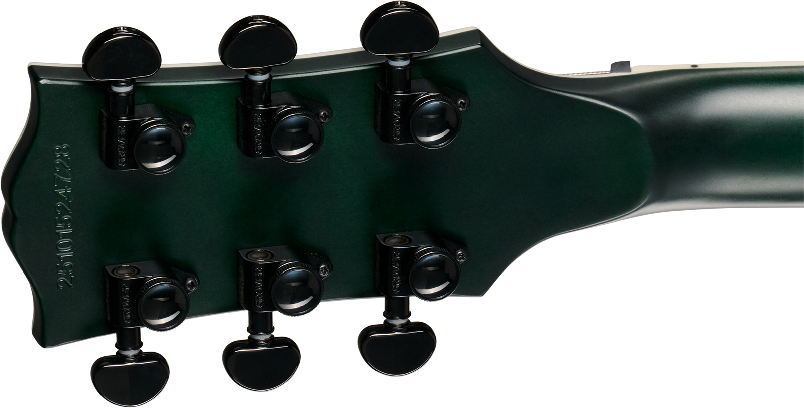 Epiphone Les Paul Prophecy Modern 2h Fishman Fluence Ht Eb - Forest Phantom Satin - Guitarra eléctrica de corte único. - Variation 6