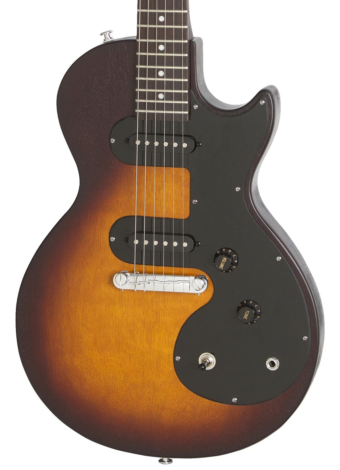 Epiphone Les Paul Melody Maker E1 2s Ht - Vintage Sunburst - Guitarra eléctrica de corte único. - Variation 1