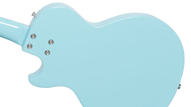 Epiphone Les Paul Sl 2s  Ht - Turquoise - Guitarra eléctrica de corte único. - Variation 1