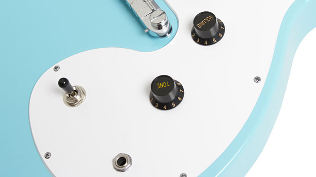 Epiphone Les Paul Sl 2s  Ht - Turquoise - Guitarra eléctrica de corte único. - Variation 3