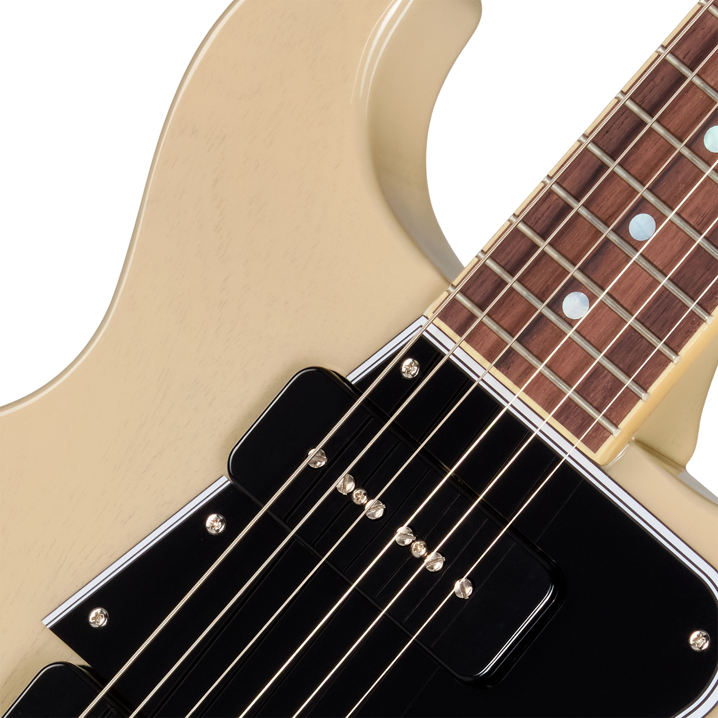 Epiphone Les Paul Special 1960 Dc Reissue Ibc 2s P90 Gibson Ht Rw - Tv White - Guitarra eléctrica de doble corte - Variation 2