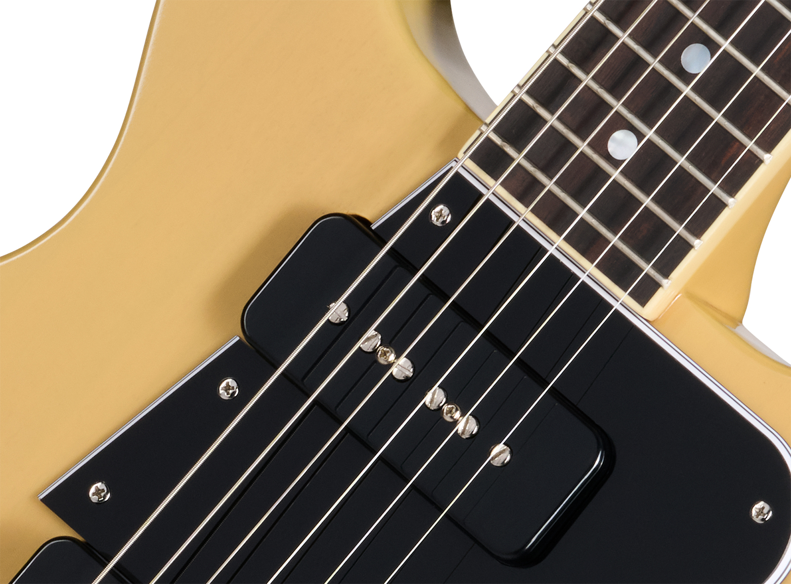 Epiphone Les Paul Special 1960 Dc Reissue Ins.by.g.c 2s P90 Gibson Ht Rw - Tv Yellow - Guitarra eléctrica de doble corte - Variation 3